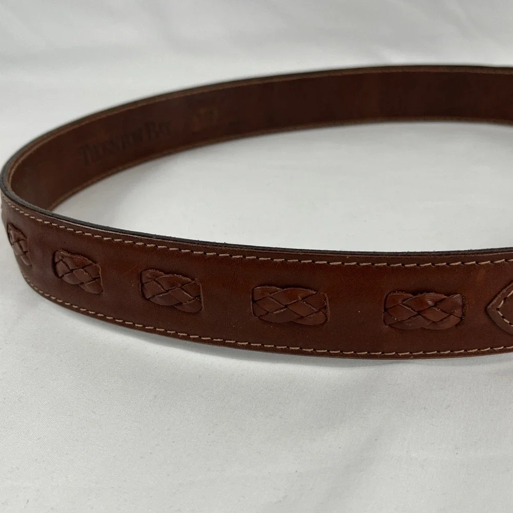 Thornton Bay Genuine Brown Leather‎ Made in Turkey  Belt size 36